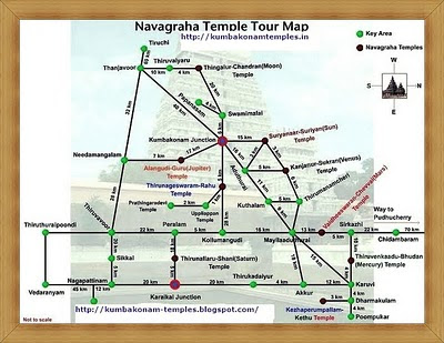 kumbakonam temples route map